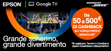 Promo: EPSON: fino a 500€ di cashback